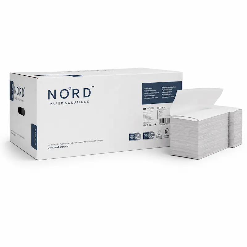 Nord složivi papirnati ručnici u kartonskom pakiranju